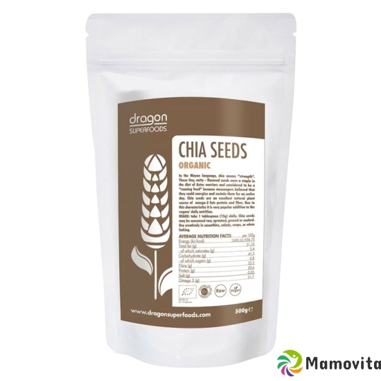 Dragon Superfoods Chia Samen 500g buy online