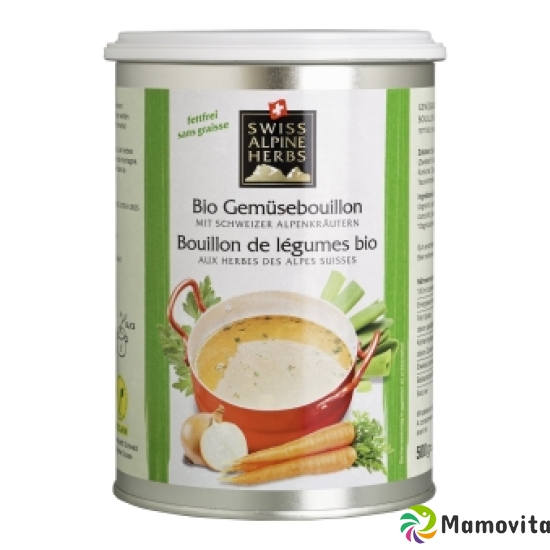 Swiss Alpines Herbs Gemüsebouillon Bio Dose 500g buy online