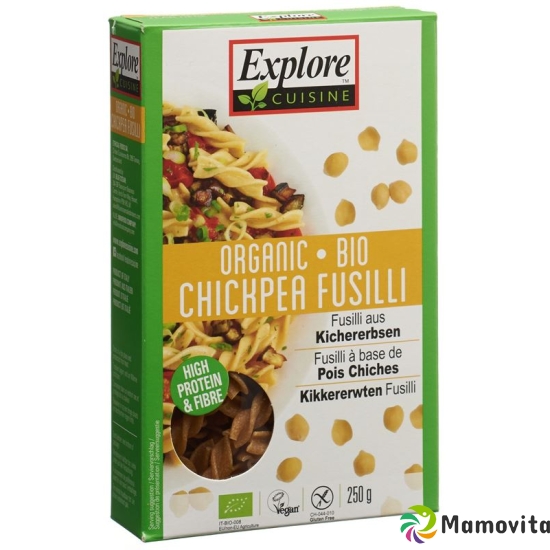 Explore Cuisine Fusilli Aus Kichererbs Bio 250g buy online