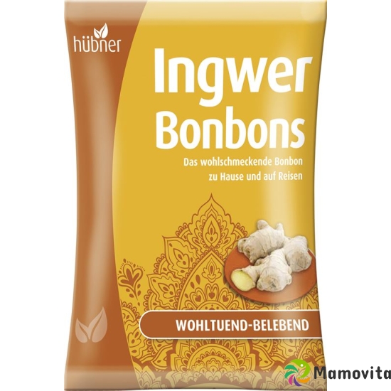 Huebner Ingwer Bonbons Beutel 69g buy online