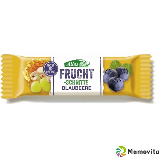 Allos Blaubeere Fruchtschnitte Bio 30g buy online