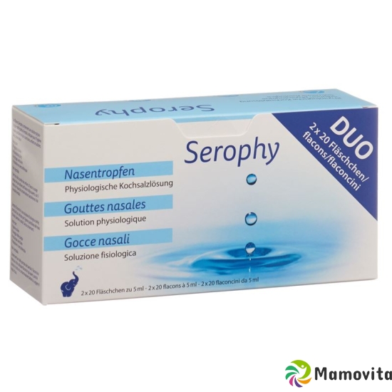 Serophy Nasentropfen 5ml Flasche Duo 2x 20 Stück buy online