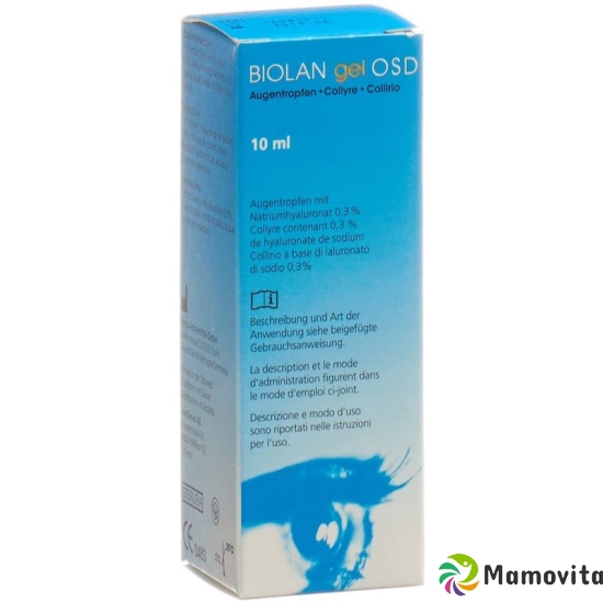 Biolan Gel OSD Augentropfen Natriumhyaluronat 0.3% Flasche 10ml buy online