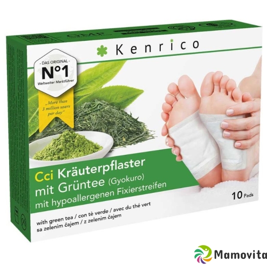 Kenrico Kräuterpflaster Grüntee 10 Stück buy online