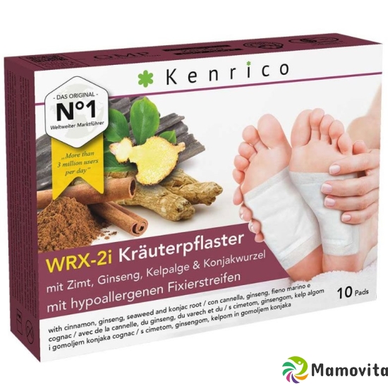 Kenrico Kräuterpflaster Zimt Gins Kelp Konj 10 Stück buy online