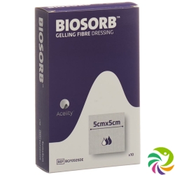 Biosorb Gelling Fibre Gelfa Wundauflagen 5x5cm 10 Stück