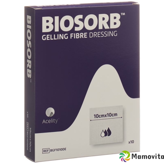 Biosorb Gelling Fibre Gelfa Wundauflagen 10x10cm 10 Stück buy online