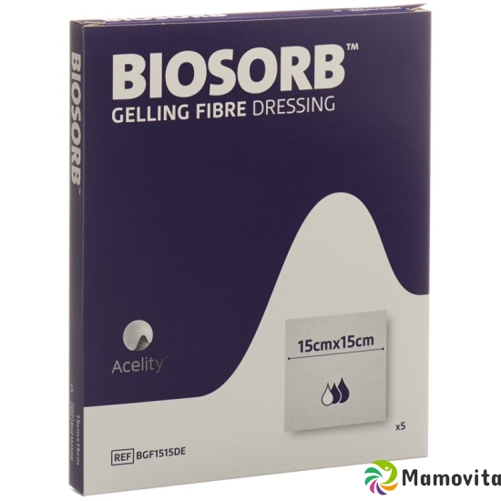 Biosorb Gelling Fibre Gelfa Wundauflagen 15x15cm 5 Stück buy online