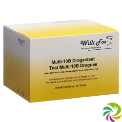 Willi Fox drugs test multi drugs 10B urine 10 pcs