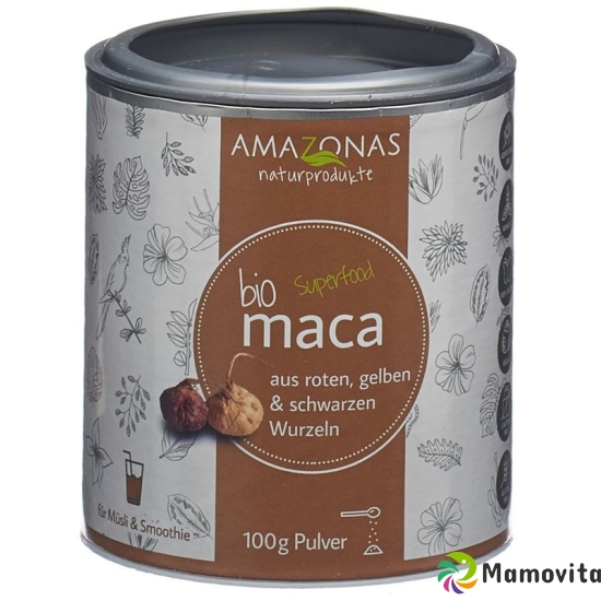 Maca Bio Pulver 100% Pur Dose 100g buy online