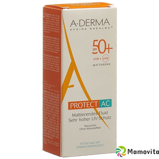 A-derma Protect-ac Mattierendes Fluid SPF 50+ 40ml buy online