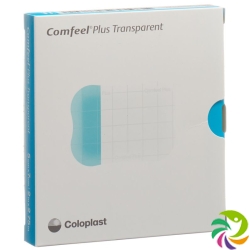 Comfeel Plus Hydrokol Verband 5x7cm Trans 10 Stück