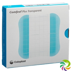 Comfeel Plus Hydrokol Verband 10x10cm Trans 10 Stück