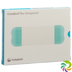 Comfeel Plus Hydrokol Verband 5x15cm Trans 5 Stück