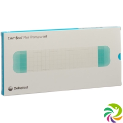 Comfeel Plus Hydrokol Verband 5x25cm Trans 5 Stück