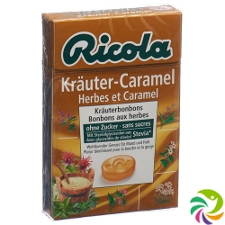 Ricola Kräuter-Caramel mit Stevia Box 50g