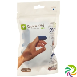 Quick Aid Plaster 6x100cm Latex Free Blue