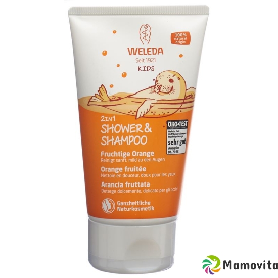 Weleda Kids 2in1 Shower&Shampoo Fruchtige Orange 150ml buy online