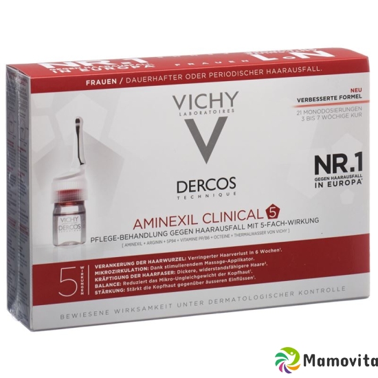 Vichy Dercos Aminexil Clinical 5 Women 21x 6ml buy online