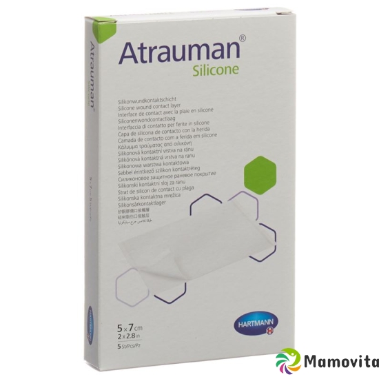 Atrauman Silicone 5x7cm Steril 5 Stück buy online