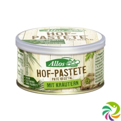 Allos Pastete Kräuter Bio Dose 125g