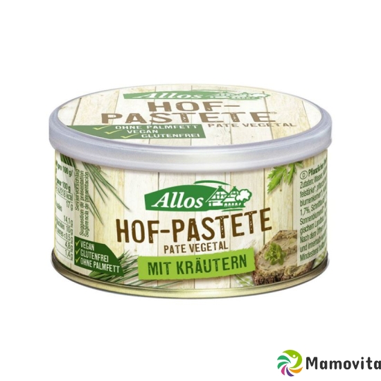 Allos Pastete Kräuter Bio Dose 125g buy online