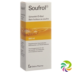 Soufrol sulphur-oil-bath bottle 800ml