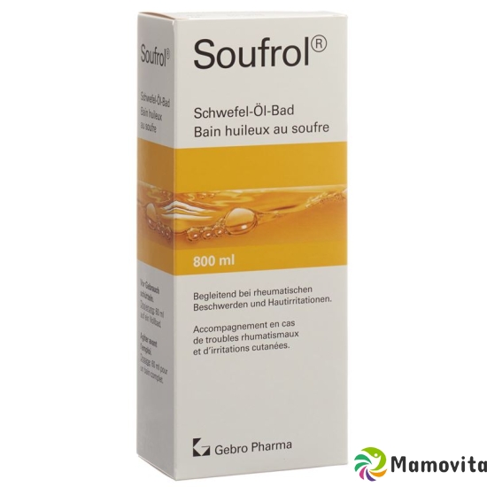 Soufrol sulphur-oil-bath bottle 800ml buy online