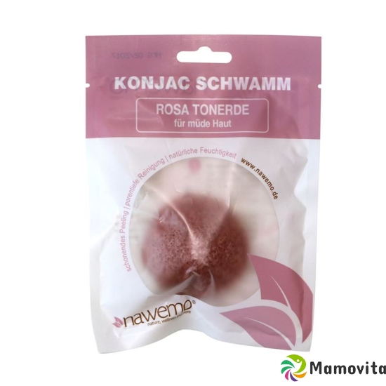 Nawemo Konjac Sponge Pink Clay buy online