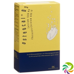 Osteocal D3 Brausetabletten 1200/800 20 Stück