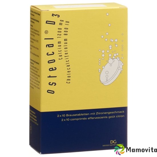 Osteocal D3 Brausetabletten 1200/800 20 Stück buy online