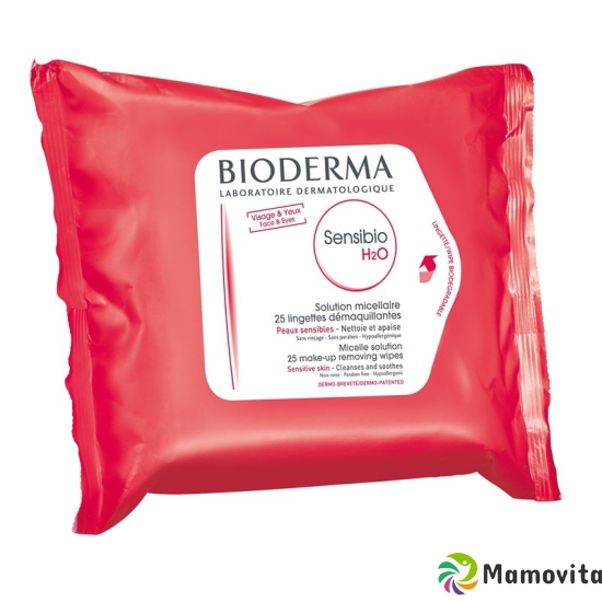 Bioderma Sensibio Lingettes H20 Ps 25 Stück buy online