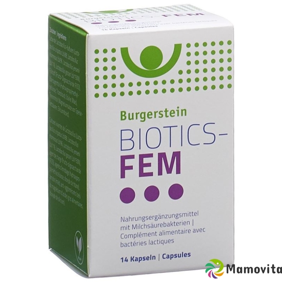 Burgerstein Biotics-FEM capsules 14 pieces buy online