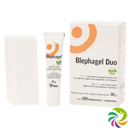 Blephagel Duo Gel 30g + 100 compresses