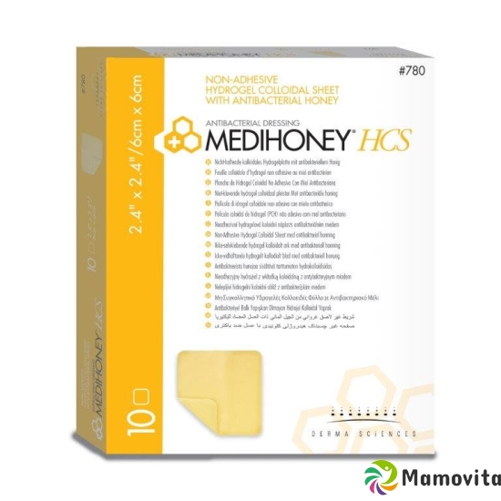 Medihoney Antibacterial Hcs 6x6cm 10 Stück buy online