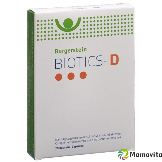 Burgerstein Biotics-D 20 capsules buy online