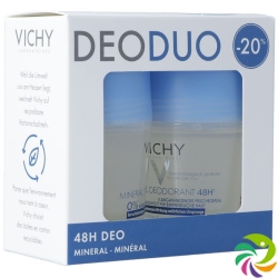 Vichy DeoDuo Mineral Roll On 2x 50ml