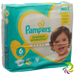 Pampers Premium Prot Grösse 6 15+kg Sparpack 31 Stück