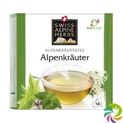 Swiss Alpine Herbs Tee Alpenkräuter Knos Ch 14 Stück