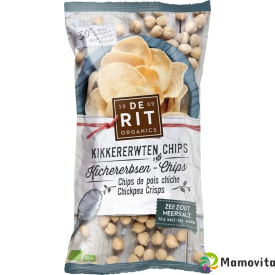 De Rit Kichererbsen-Chips Meersalz Bio 75g buy online