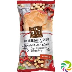 De Rit Kichererbsen-Chips Paprika Bio 75g