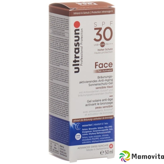 Ultrasun Face Tan Activator SPF 30 50ml buy online