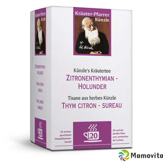 Künzle Kräutertee Zitronenthym-Holund Beutel 20 Stück buy online