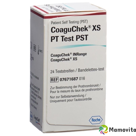 CoaguChek XS PT PST German / Italian / Dutch / French 24 pcs buy online