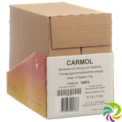 Carmol Lutschbonbons Orange Beutel 75g