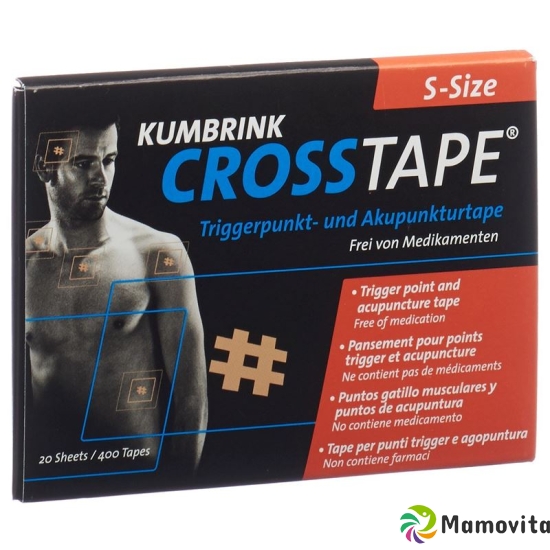 Crosstape Schmerz- Akupunkturtape S 400 Stück buy online