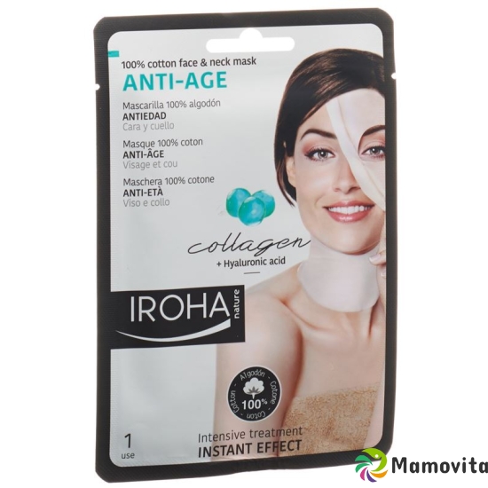 Iroha Cotton Face&neck Mask A Age 30ml buy online