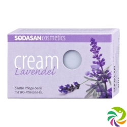 Sodasan Pflegeseife Cream Lavendel Bio 100g