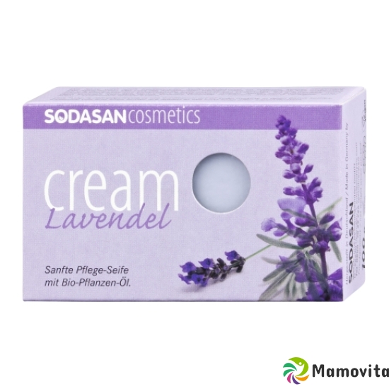 Sodasan Pflegeseife Cream Lavendel Bio 100g buy online