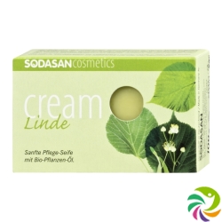 Sodasan Pflegeseife Cream Linde Bio 100g